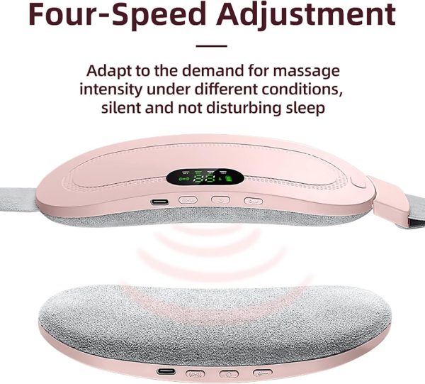 Heating Pad women Period Pain Cramp Relief Belt -Portable Menstrual Heating Pad