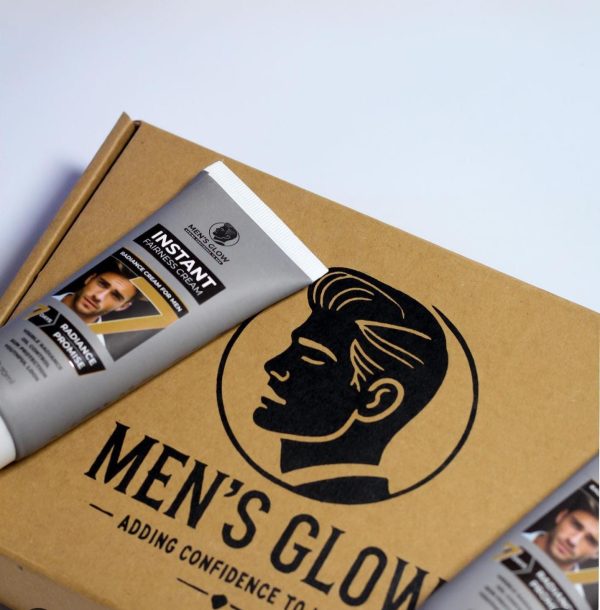 Men’s Glow Facewash Bundle – Facewash + Whitening Cream Combo Set 2 in 1