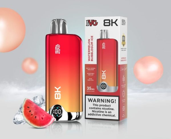 Ivg Original Disposable Vape 8k Puffs 35 Mg | Rechargeable | Premium Display With Sleek Design