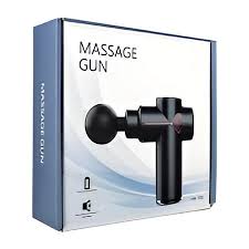 4 In 1 Multi-function Vibration Massage Gun Professional Ultra Quiet Pain Relief Whole Body Massagers With 4 Heads And Different Level Of Speeds (random Colors)
